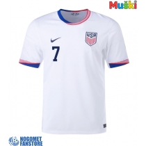 Ujedinjene Države Giovanni Reyna #7 Domaci Dres Copa America 2024 Kratak Rukav